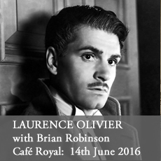Laurence Olivier Salon at the Cafe Royal