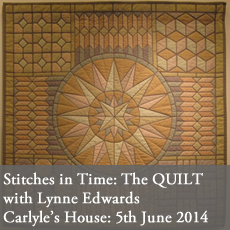 The Quilt talk with lynne edwards MBE carlyle's house nation trust london